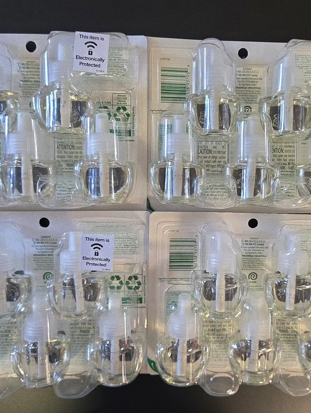 Air Wick Scented Oil 20 Refills Snuggle Fresh Linen 4 Sealed Packages Of 5 = 20